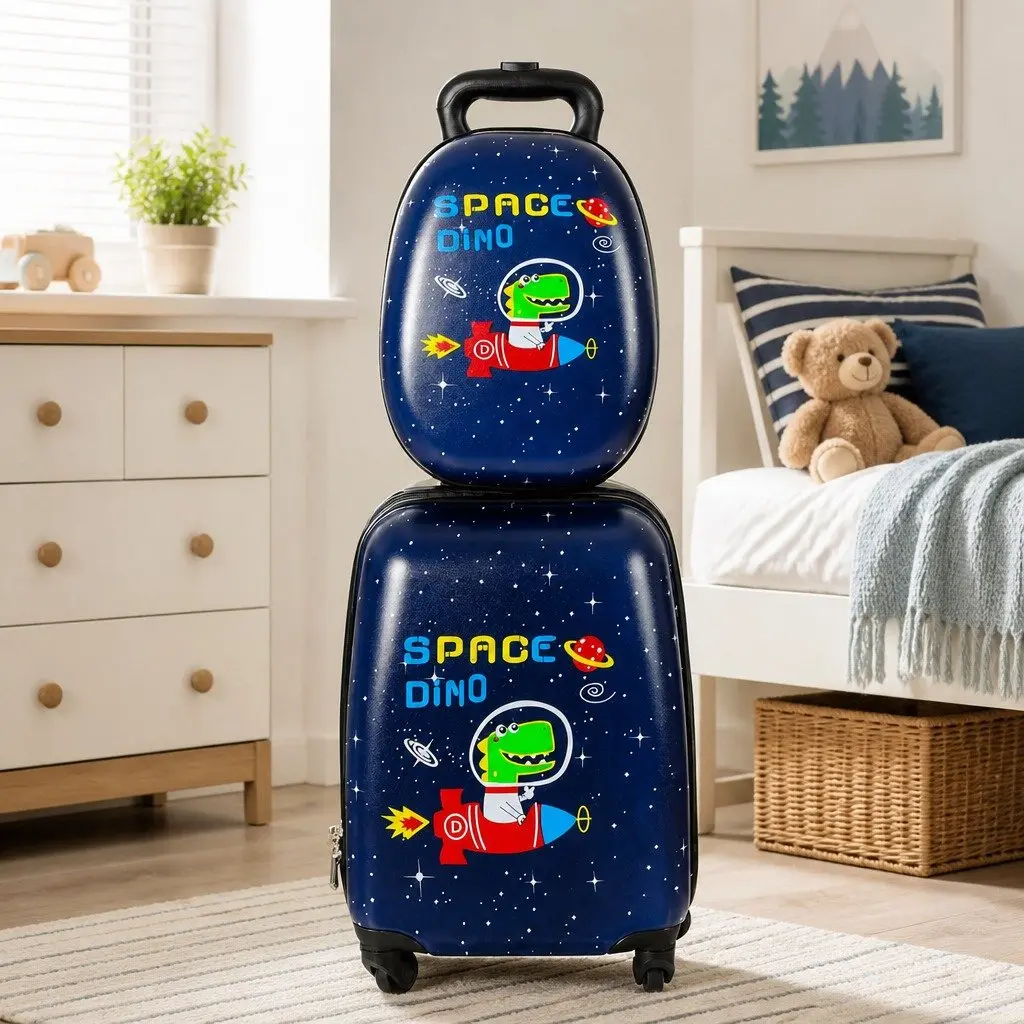 Kids Luggage Set 2PC Carry-On Suitcase Backpack Travel School Lightweight