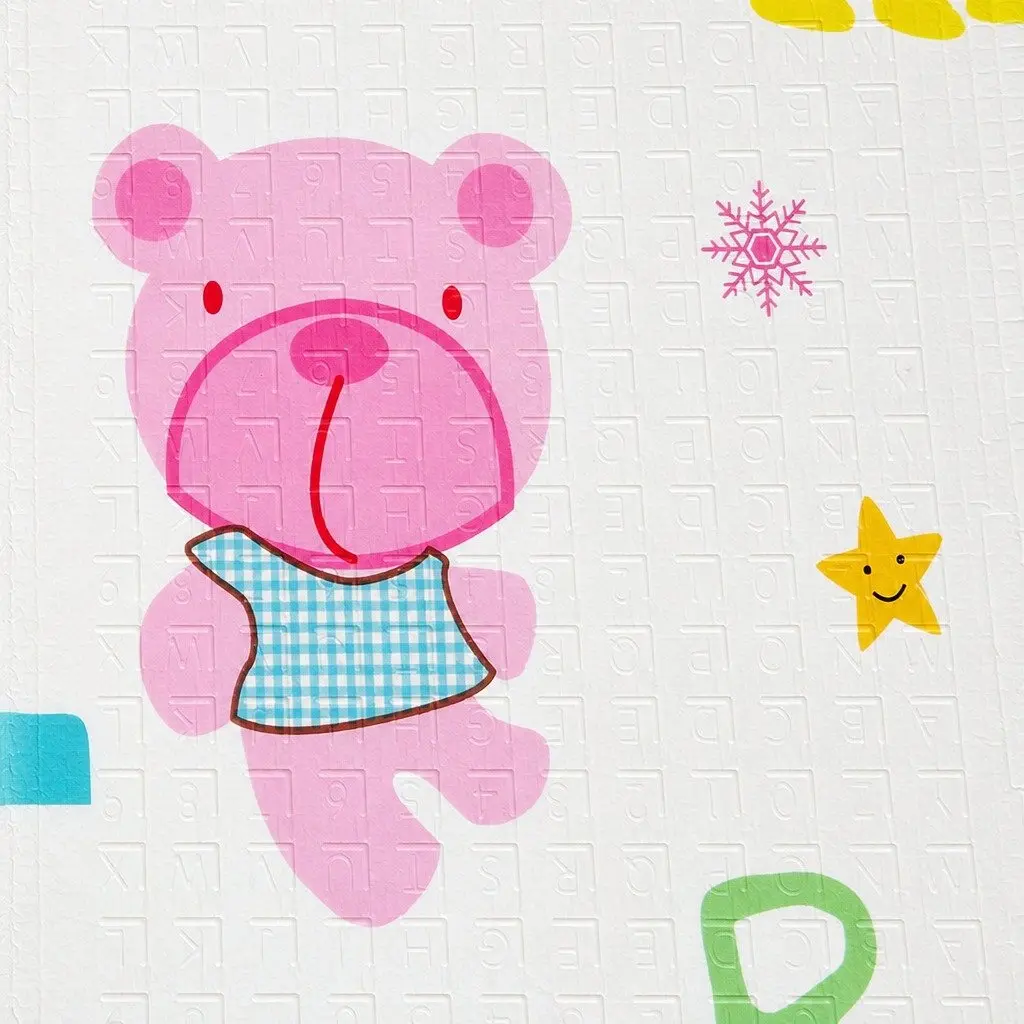 Kids Play Mat Baby Crawling Pad Foam Foldable Activity Tummy Time Playmat 180cm x 200cm