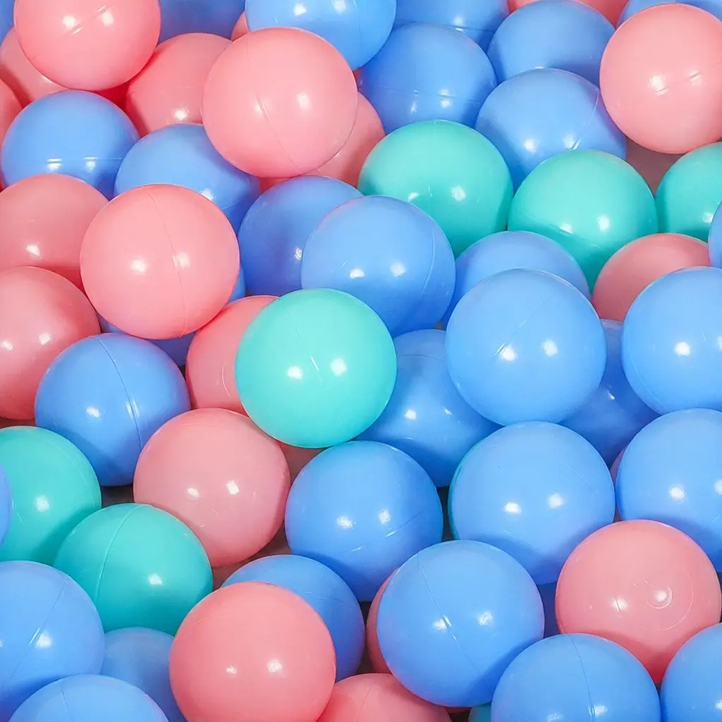 Kids Ball Pit Indoor Play Ocean Balls Portable Foldable Sensory Toy Grey