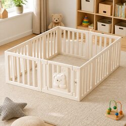Kids Playpen 10 Panels Specifications: Safe Enclosure