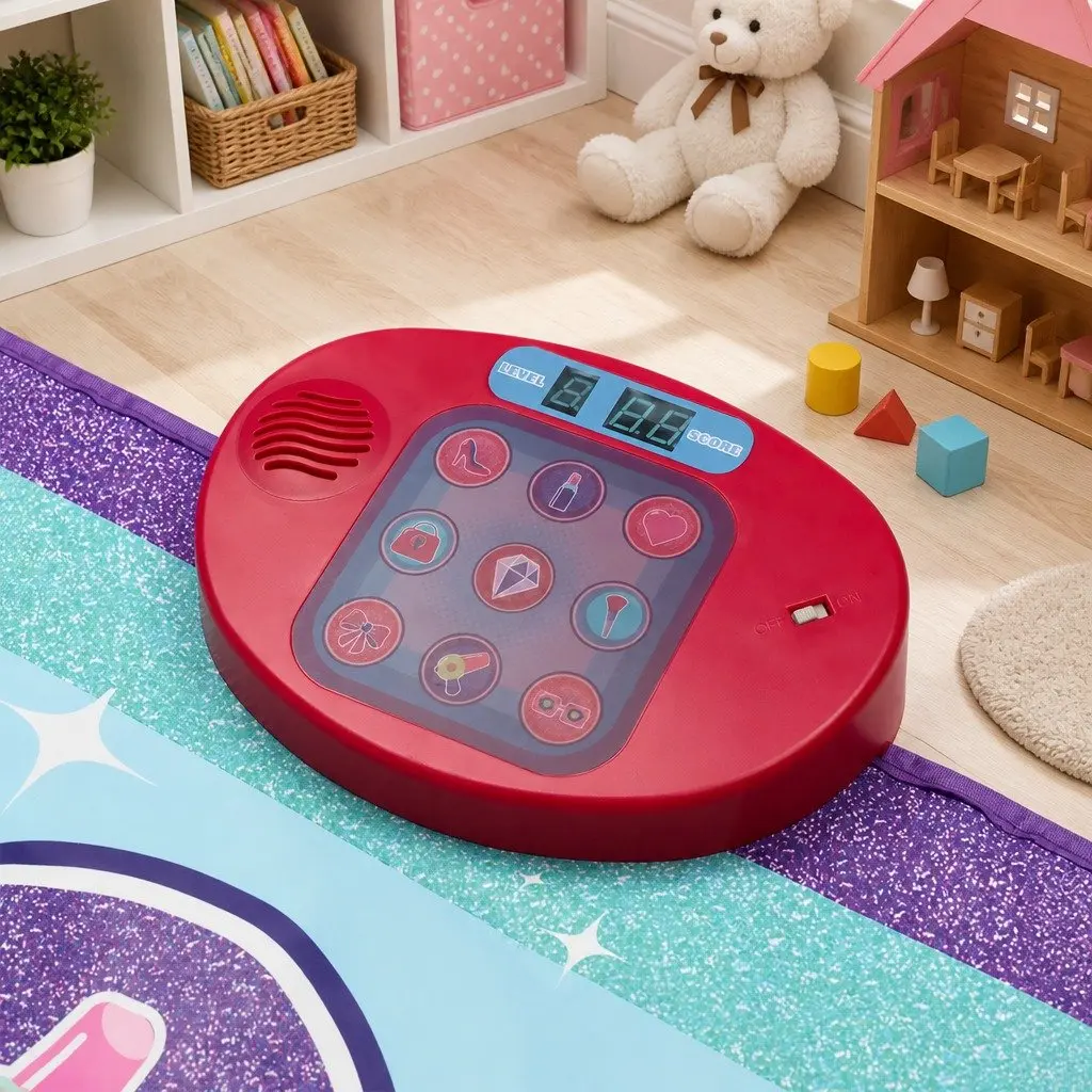 Kids Dance Mat Educational Playmat 93cm x 89cm Foldable Portable Music Rhythm Game