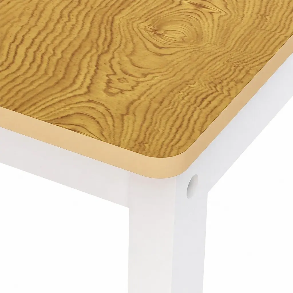 Kids Table and Chairs Set Wooden 3PCS Study Activity Play Craft Art Station
