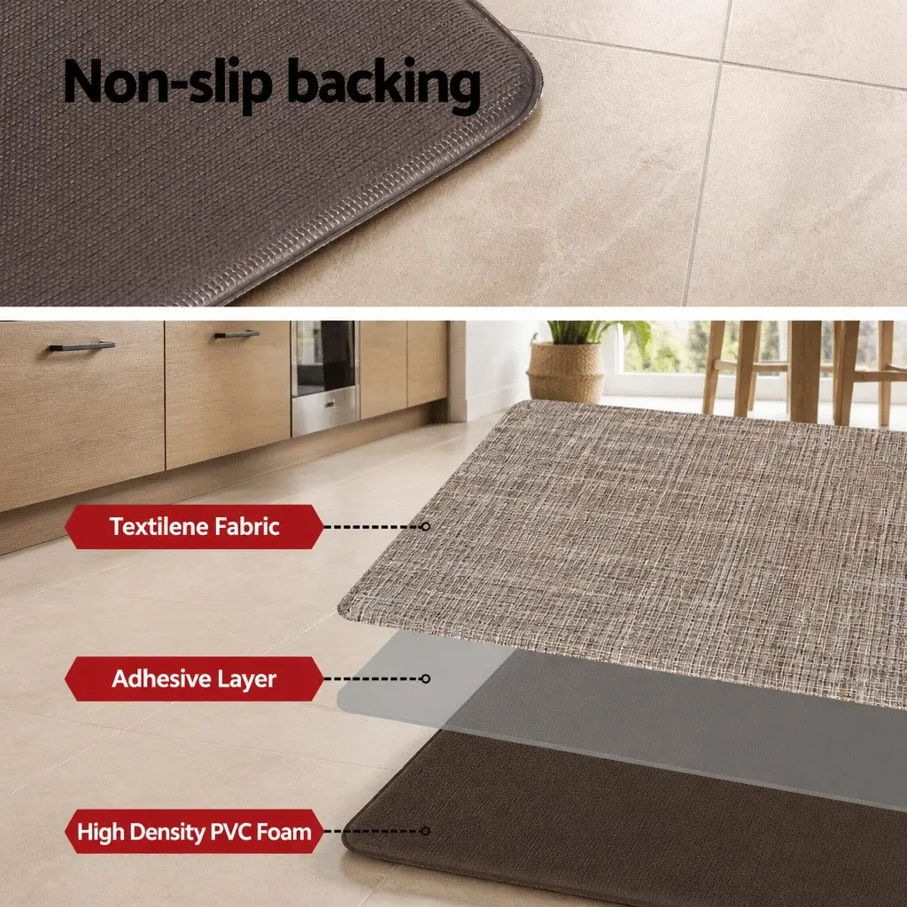 Kitchen Mat for Kitchen 45x75cm Non-slip Textilene Cushioned Comfort Anti-fatigue