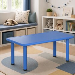 Kids Activity Table Specifications: 120x60cm, Blue