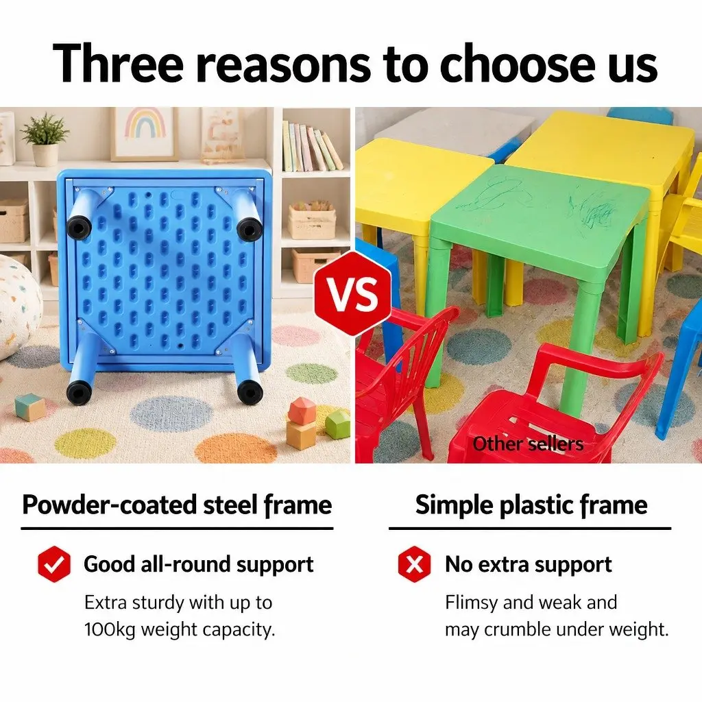 Kids Square Activity Table 60x60cm