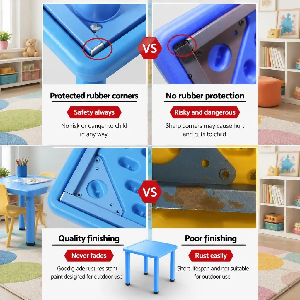 Kids Square Activity Table 60x60cm