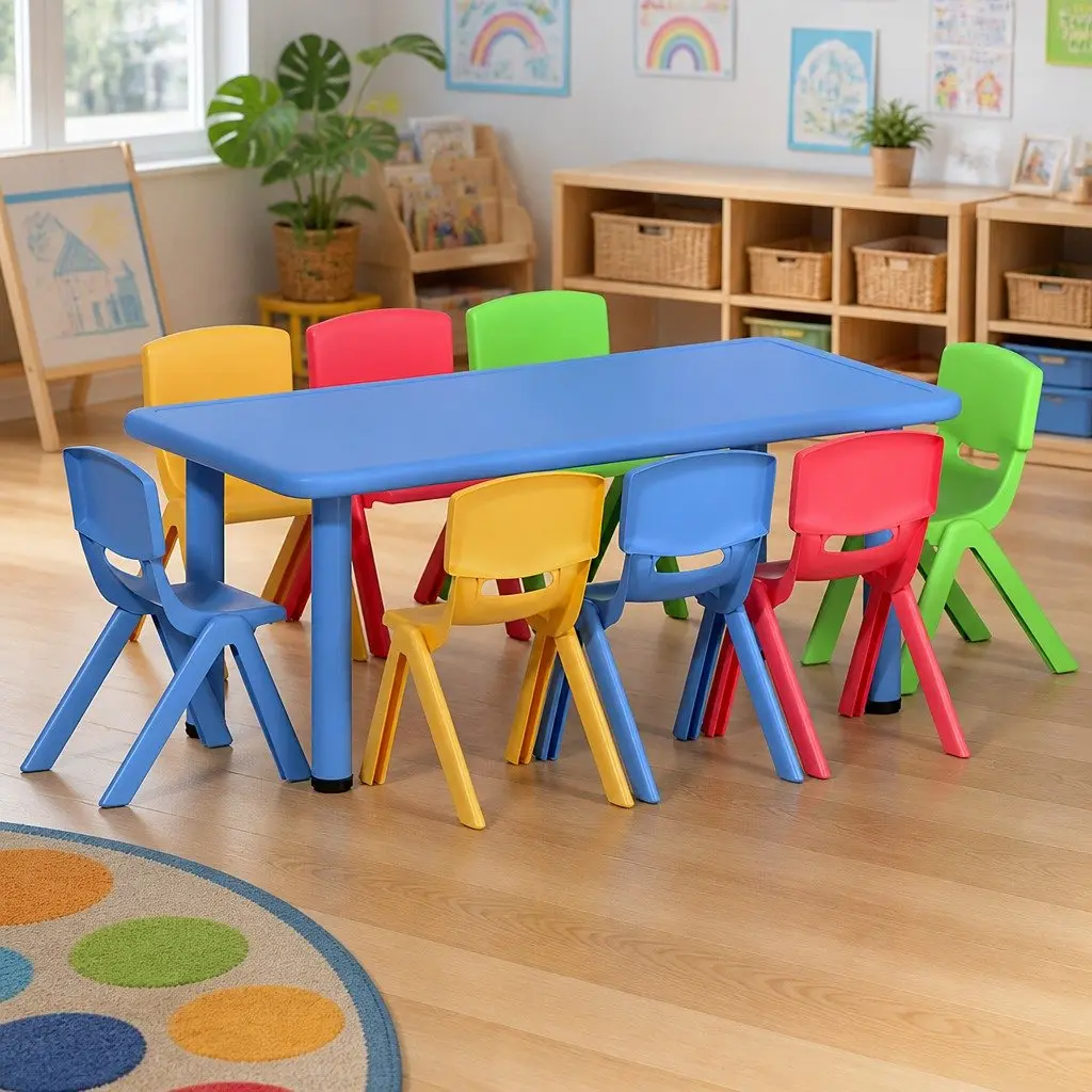 Kids Activity Table and Chairs Set