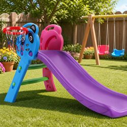 Kids Slide and Basketball Hoop 100cm: Specs and Features