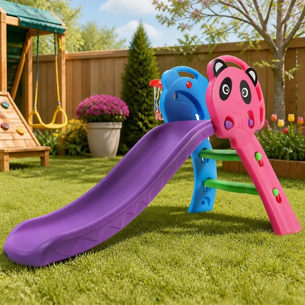 Kids Slide Set Indoor Outdoor Play Equipment 100cm