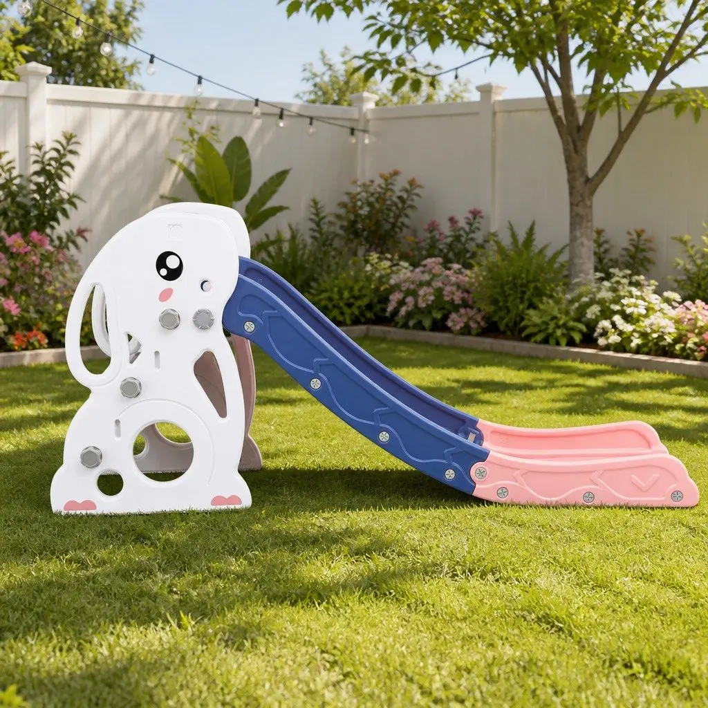 Kids Slide Set Activity Playground Toy 147cm