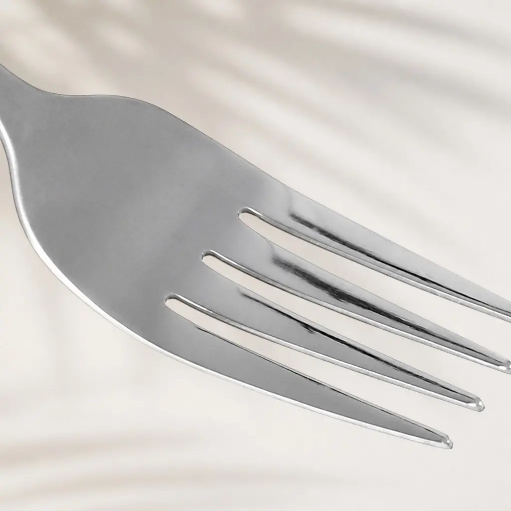 30 Piece Stainless Steel Cutlery Set Forks Knives Spoons Silver Dining Set
