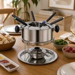 Specifications of 12-Piece Fondue Set with Stainless Steel Pot