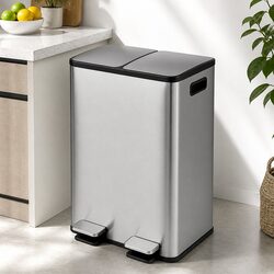 Specifications of 60L Dual Compartment Pedal Bin
