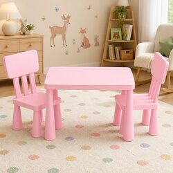 Kids Table and 2 Chairs Set: Dimensions and Specifications