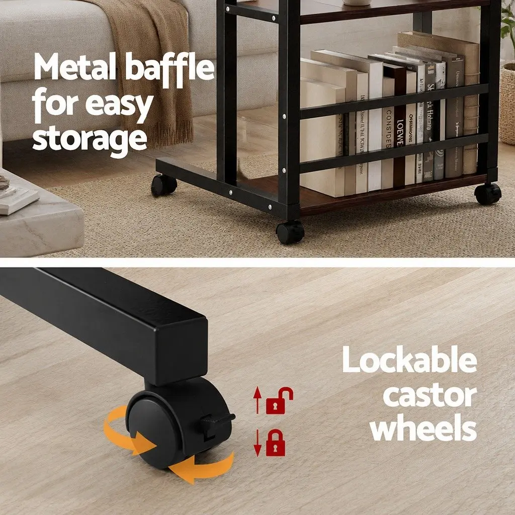Mobile Laptop Desk Height Adjustable for Home Office 60CM