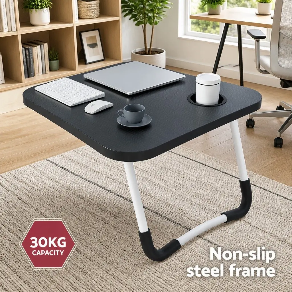 Laptop Desk Foldable Stand Adjustable Portable Lap Tray for Sofa Bed Work Study