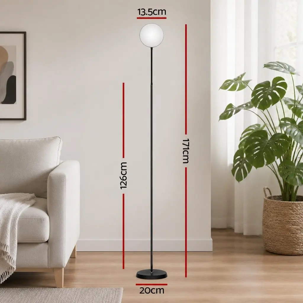 LED Floor Lamp for Home Use 1.5m with Remote Control Adjustable Brightness and Colour Temperature