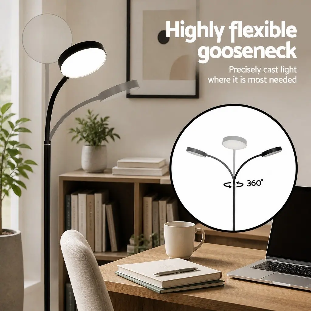 LED Floor Lamp for Home Use 1.5m with Remote Control Adjustable Brightness and Colour Temperature