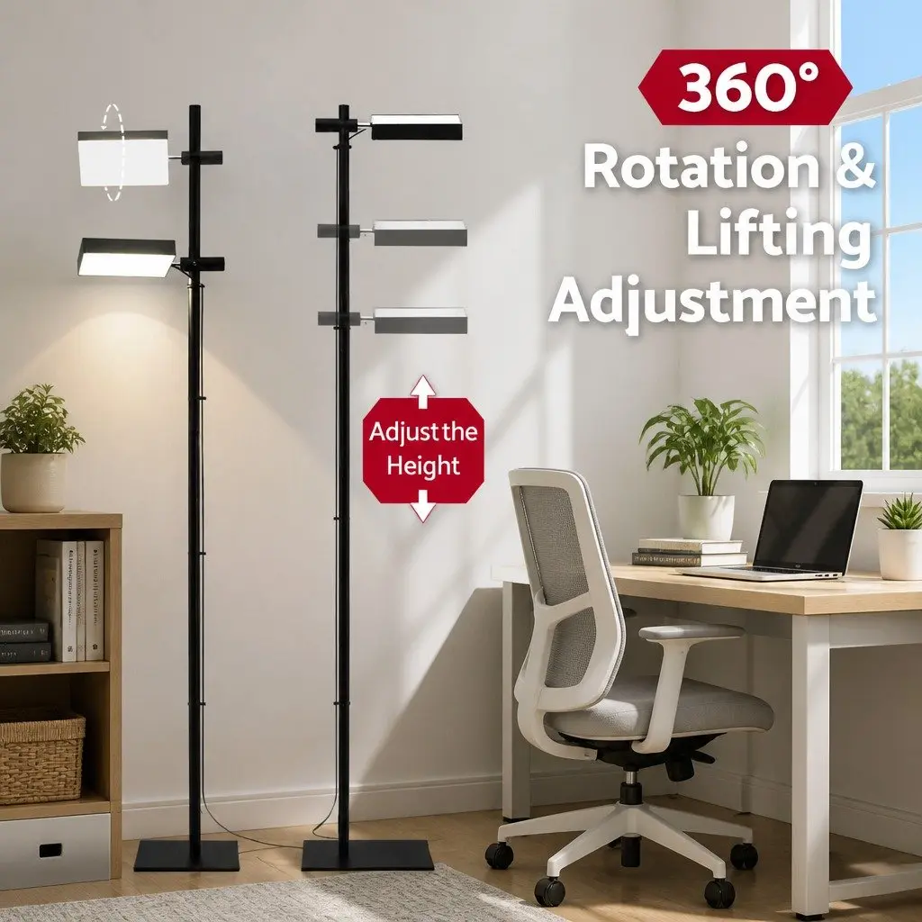 LED Floor Lamp for Reading 170cm 12W