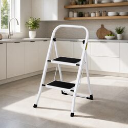 Specifications of 2 Step Folding Steel Ladder