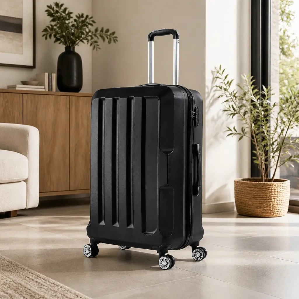 20 Inch Hard Shell Spinner Suitcase with Dual Wheels