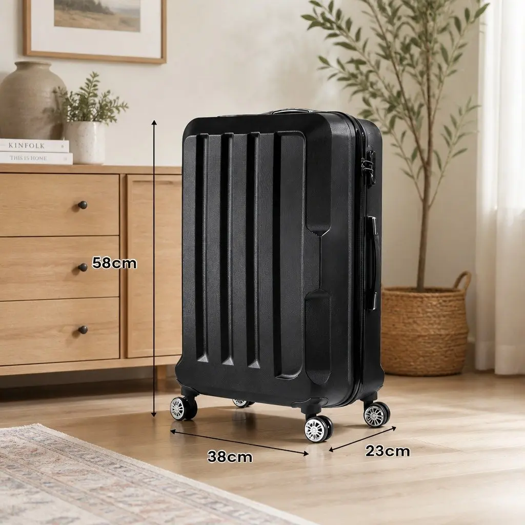 20 Inch Hard Shell Spinner Suitcase with Dual Wheels