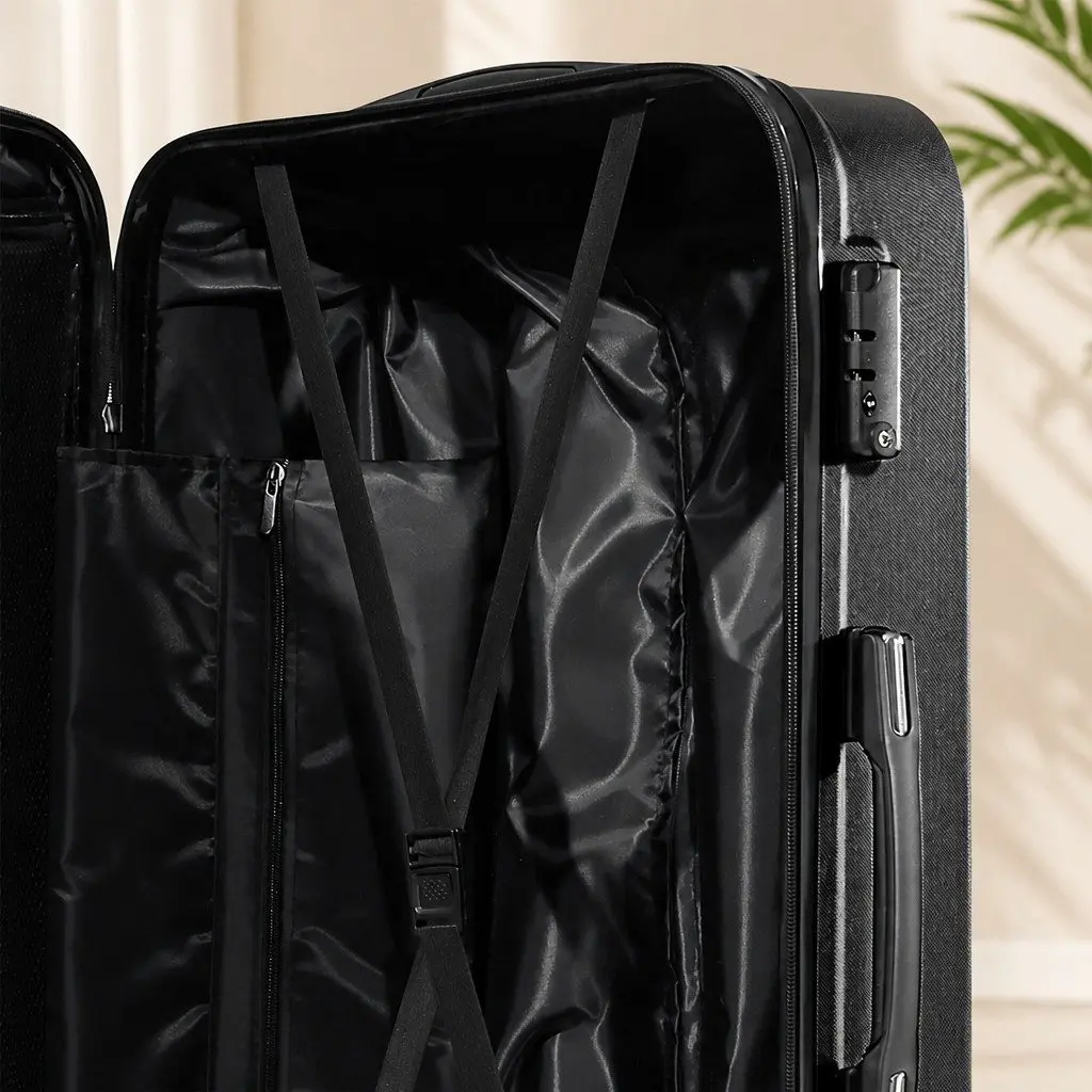 20 Inch Hard Shell Spinner Suitcase with Dual Wheels