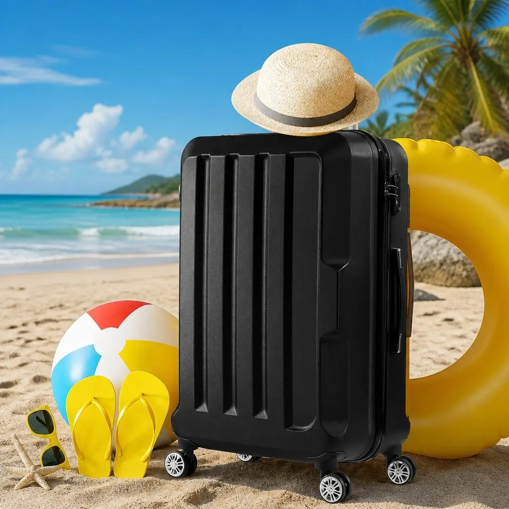 20 Inch Hard Shell Spinner Suitcase with Dual Wheels