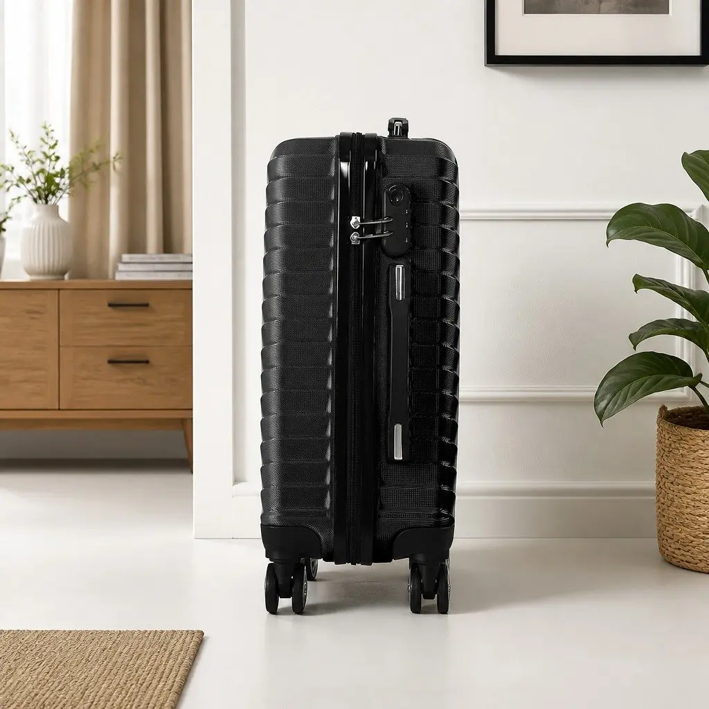 20 Inch Carry On Suitcase Luggage Travel Bag Anti-Theft Lock Dual Wheels