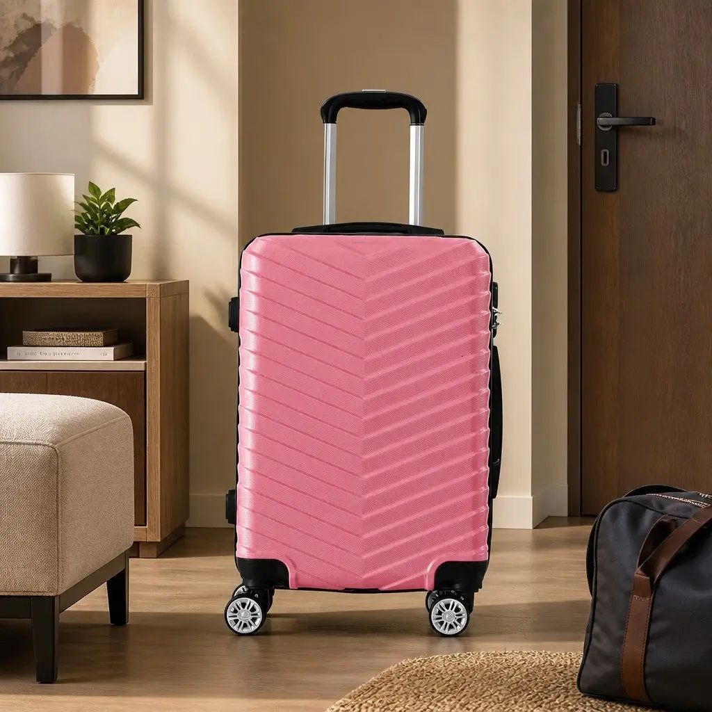 20 Inch Carry On Luggage Suitcase Travel Cabin Bag with Wheels Aluminium Handle