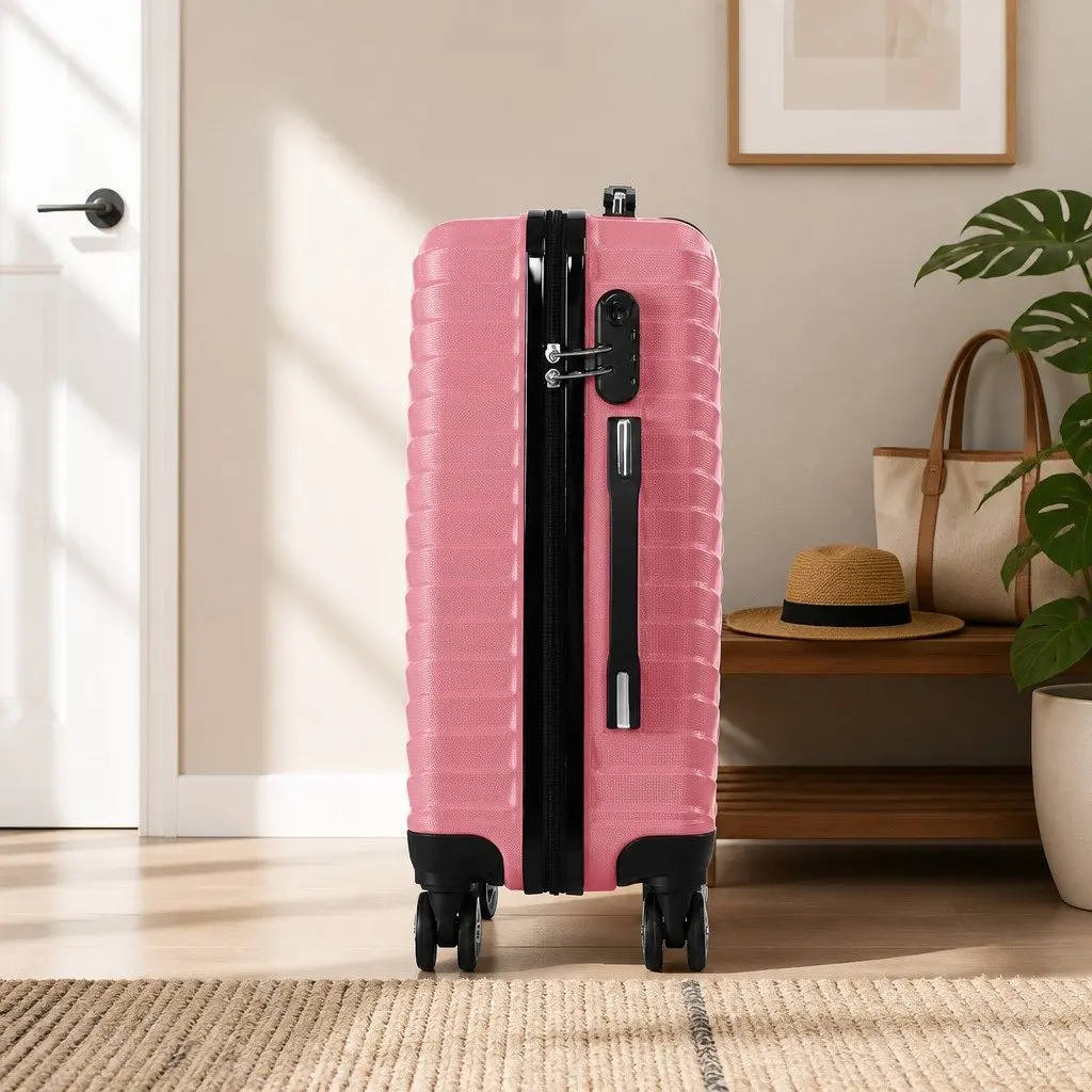 20 Inch Carry On Luggage Suitcase Travel Cabin Bag with Wheels Aluminium Handle