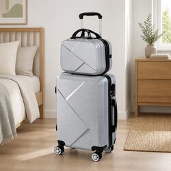 Travel Luggage Set: 20 Inch Suitcase and 12 Inch Trolley Bag Specs