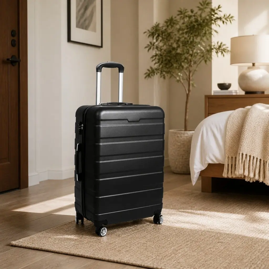 20 Inch Carry On Luggage Suitcase Lightweight Travel Case Spinner Wheels