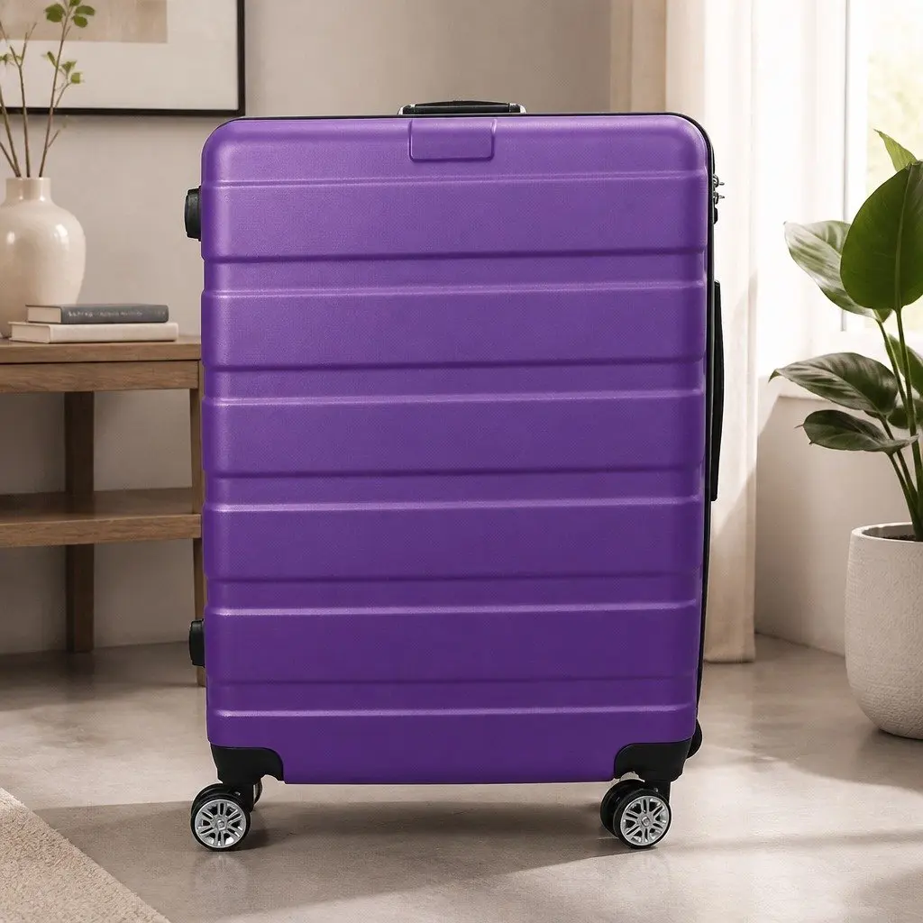 24 Inch Hard Shell Suitcase Luggage Case Spinner Wheels Carry Handle Travel Bag
