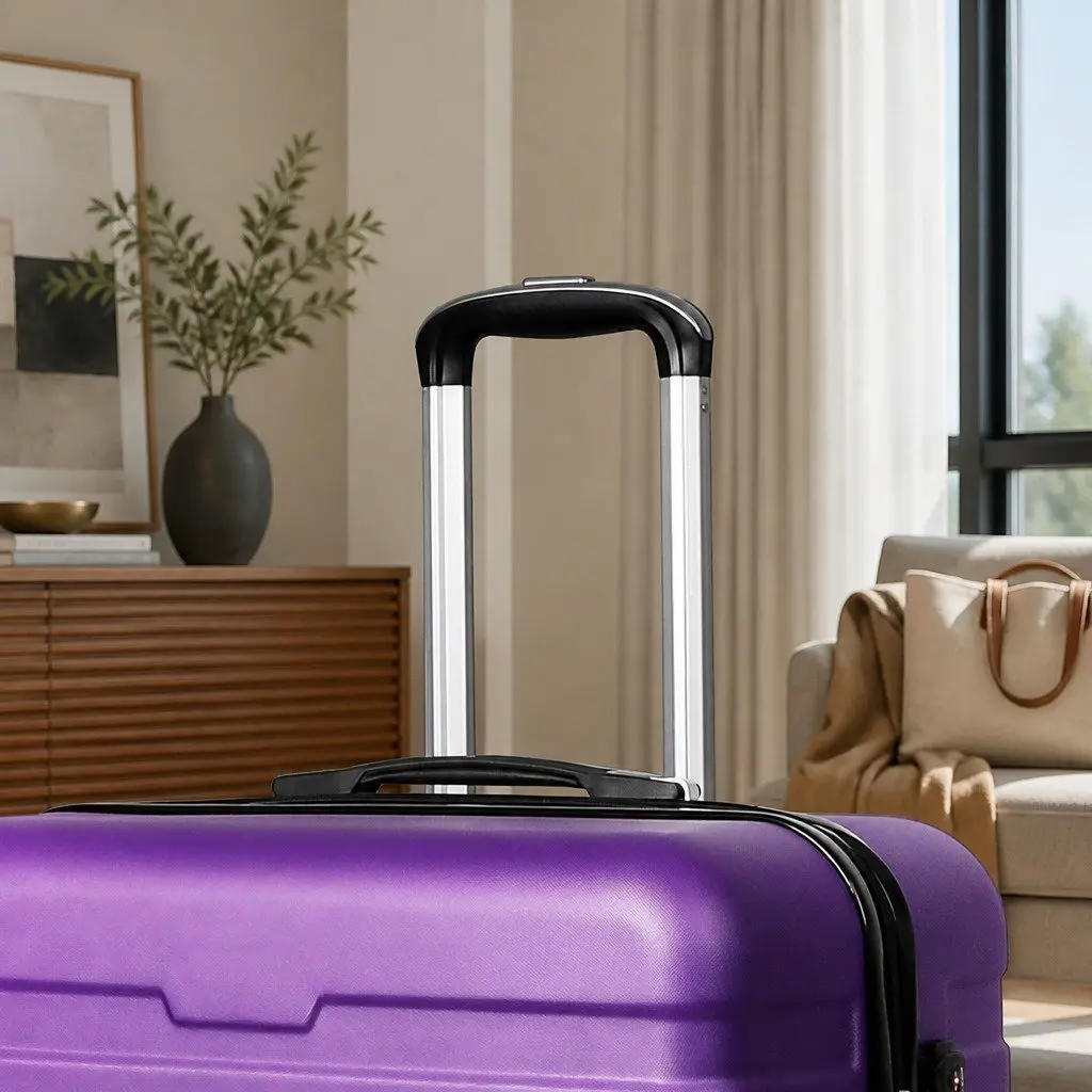 24 Inch Hard Shell Suitcase Luggage Case Spinner Wheels Carry Handle Travel Bag