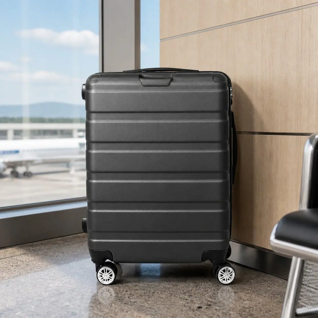 28" Luggage Suitcase Hard Shell Carry-On Travel Bag Spinner Wheels Handle