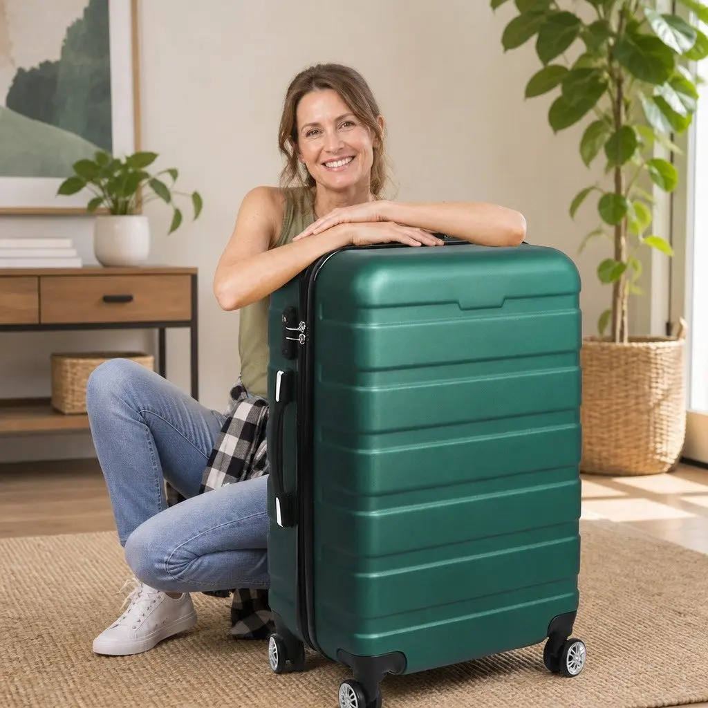 28 Inch Luggage Suitcase Hard Case Travel Trolley Cabin Bag Carry-on Rolling