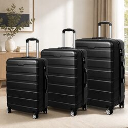 3PC Luggage Set Suitcase Carry-on Travel Trolley Spinner Wheels Hard Shell