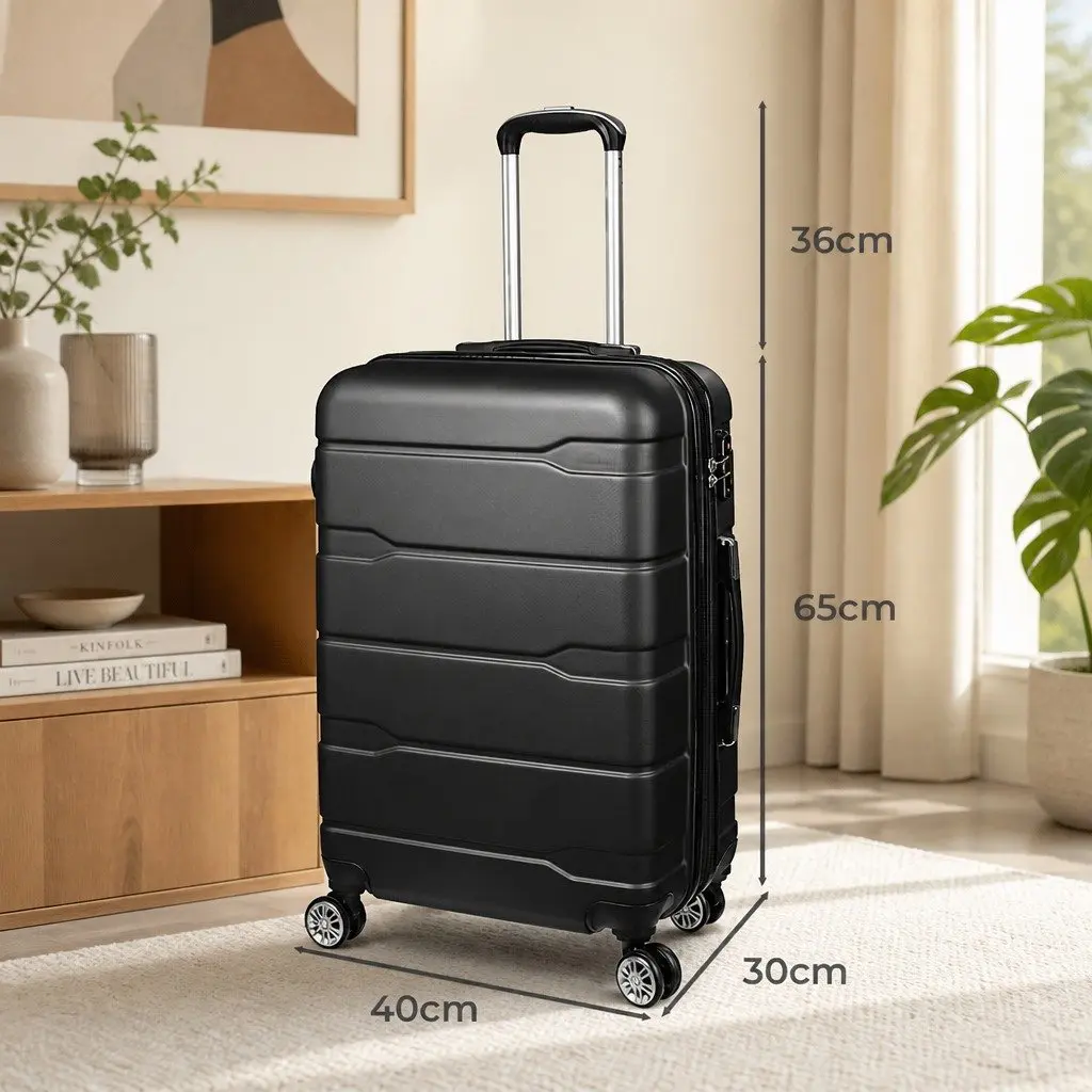 Expandable Hard Shell Roller Suitcase for Travel 24 Inch