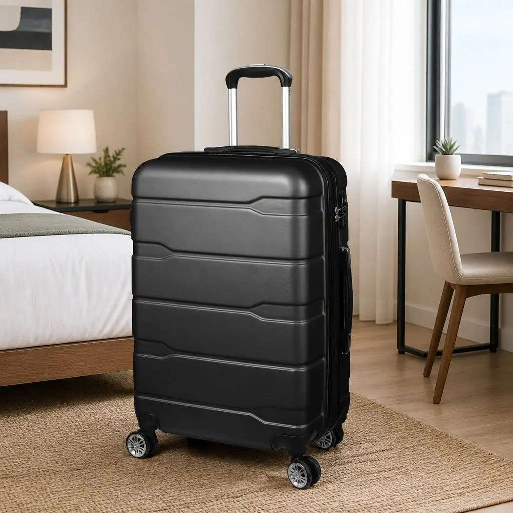 Expandable Hard Shell Roller Suitcase for Travel 24 Inch