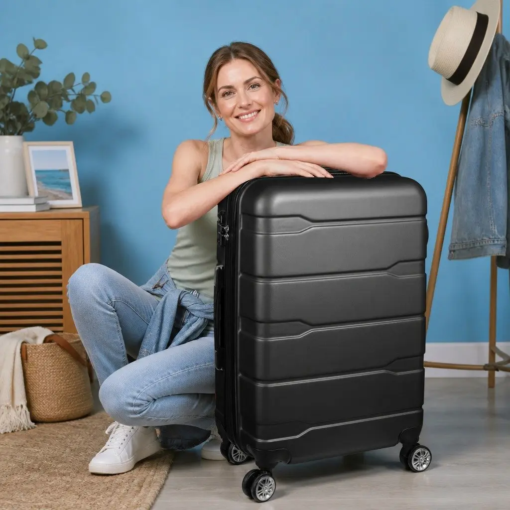 28 Inch Expandable Hard Shell Suitcase