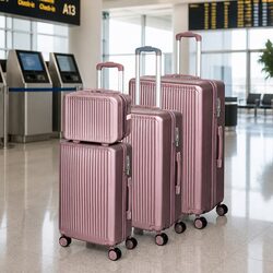Specifications of Rose Gold 4 Piece Hard Shell Luggage Set