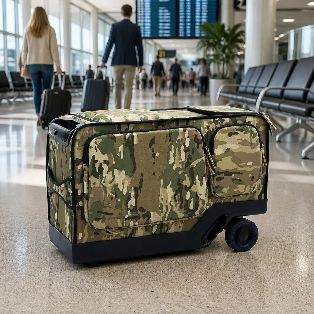Electric Riding Luggage Suitcase for Travel 20 Inch Carry On Size