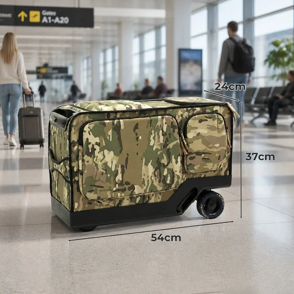 Electric Riding Luggage Suitcase for Travel 20 Inch Carry On Size