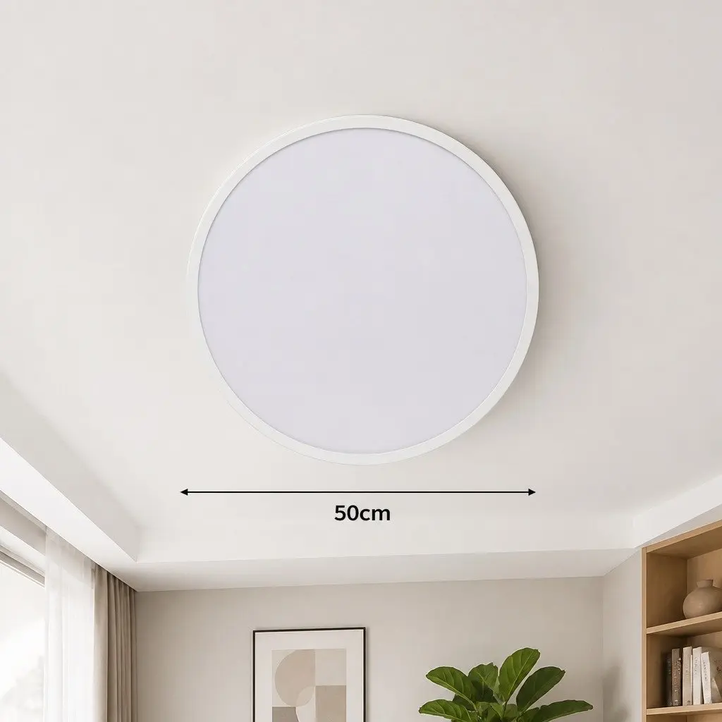 LED Ceiling Light Panel 36W Ultra-Thin Flush Mount Down Lighting Bedroom Kitchen 50cm x 5cm