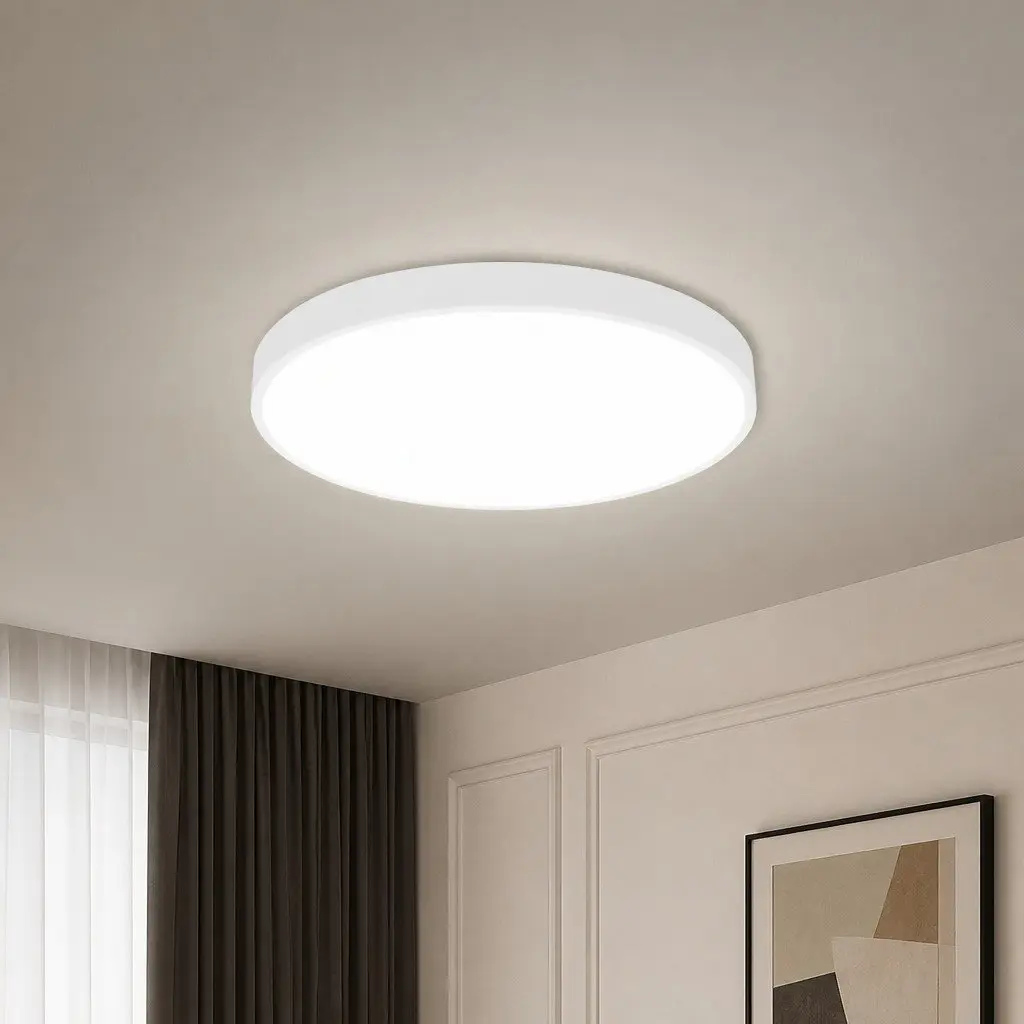 LED Ceiling Light Panel 36W Ultra-Thin Flush Mount Down Lighting Bedroom Kitchen 50cm x 5cm