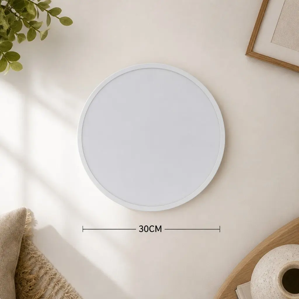 LED Ceiling Light for Home 30cm 36W 3-Colour Ultra-Thin Round Flush Mount