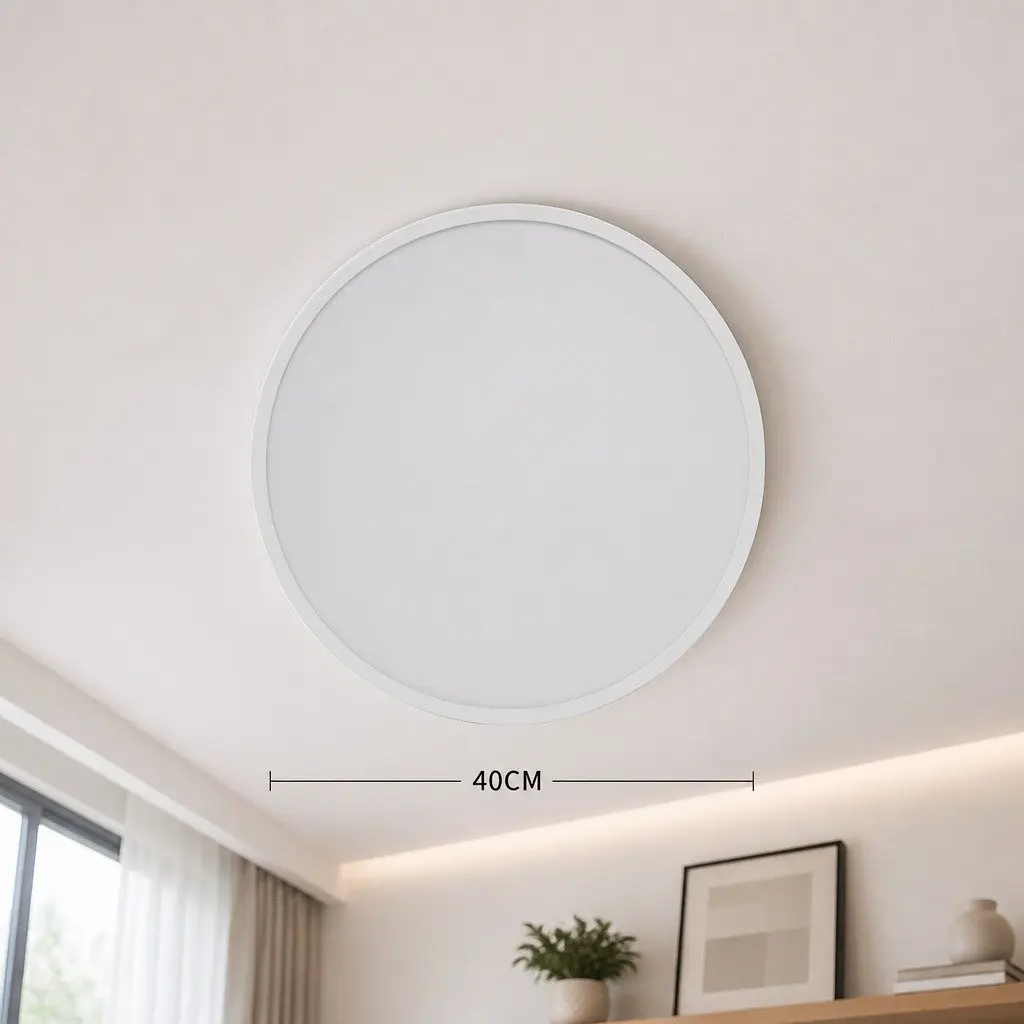 LED Ceiling Light for Home 40cm Round Flush Mount 60W 3-Colour Temperature