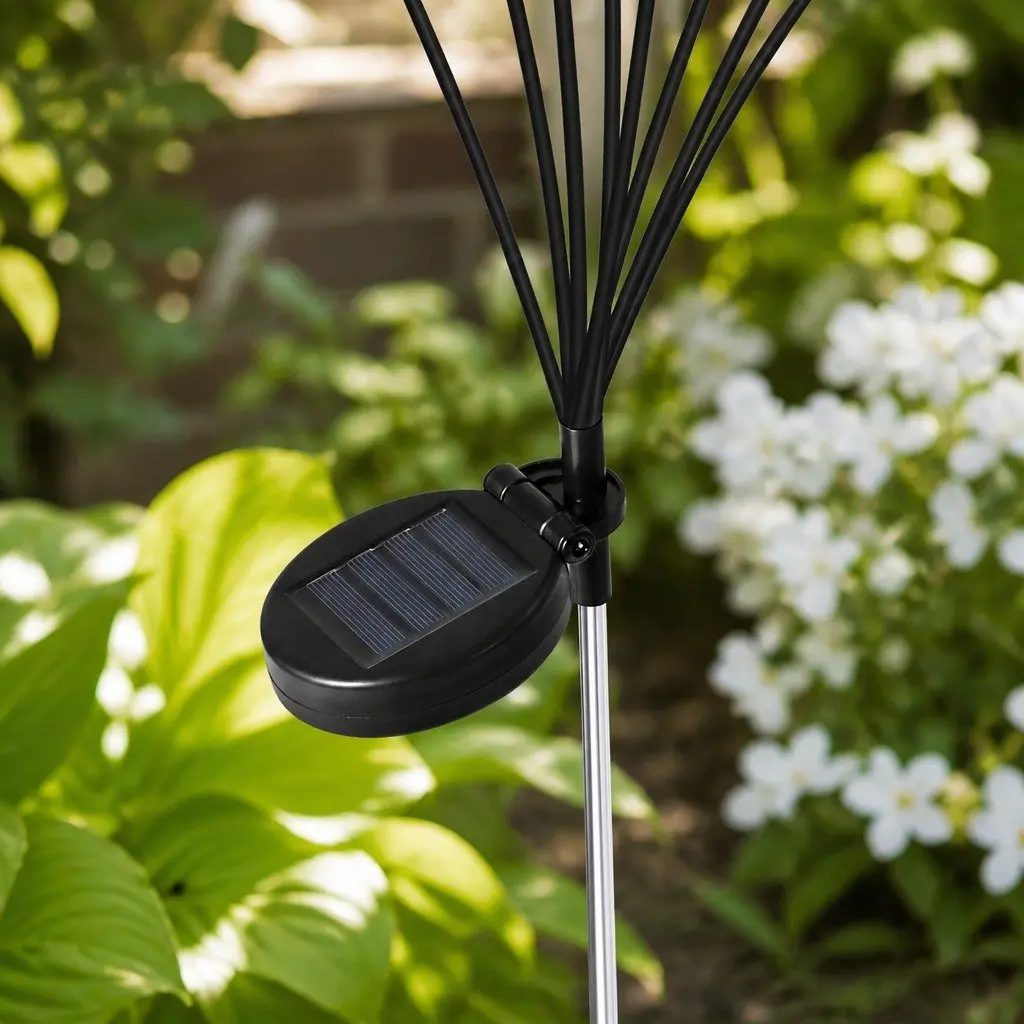 Solar Lawn Lights Outdoor Garden Pathway 73cm H 11cm L 7cm W