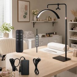 LED Beauty Floor Lamp Specifications: Adjustable and Functional